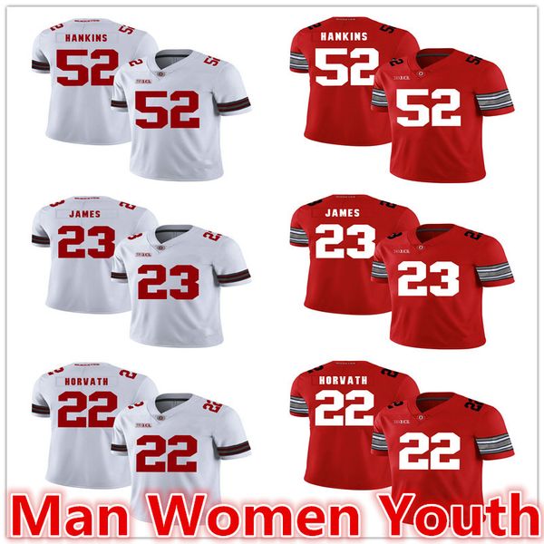 customize ncaa ohio state buckeyes football jerseys johnathan hankins 52 lebron james 23 les horvath 22 jersey any name number size s-5xl, Black
customize ncaa ohio state buckeyes football jerseys johnathan hankins 52 lebron james 23 les horvath 22 jersey any name number size s-5xl, Black