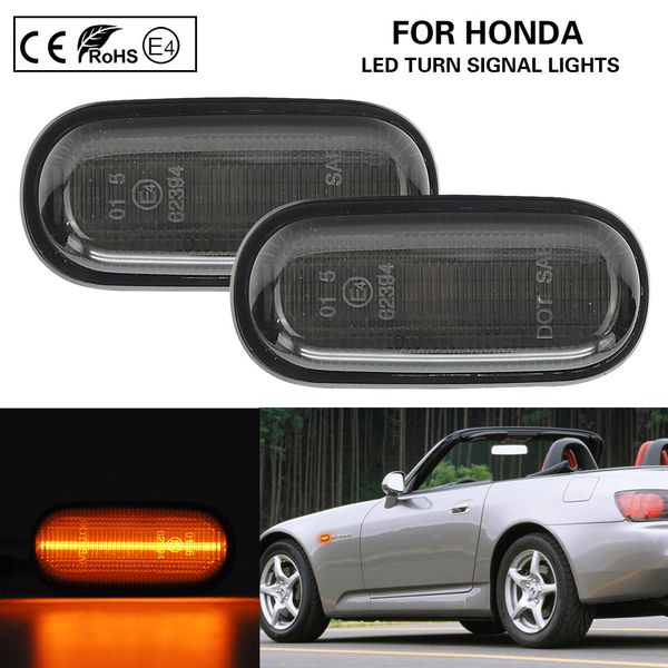 2xsmoked led side marker lamp turn signal light for s2000 accord civic prelude crx fit
2xsmoked led side marker lamp turn signal light for s2000 accord civic prelude crx fit