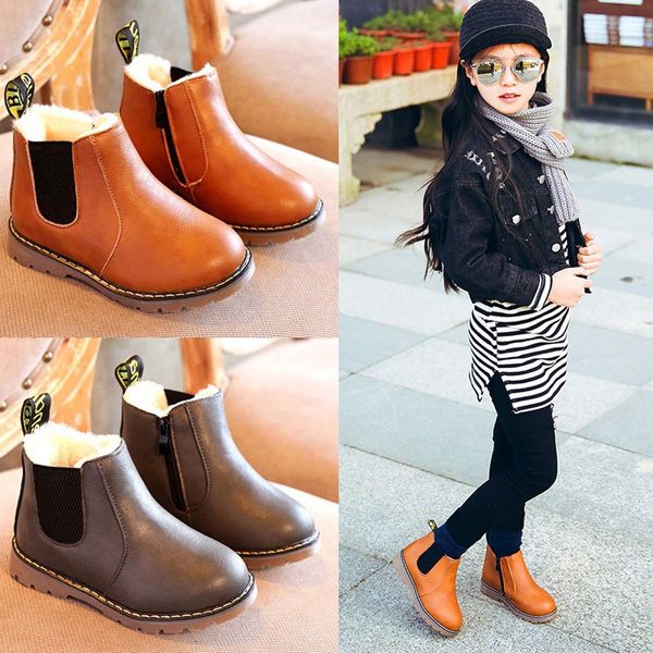 new fashion black children winter boots soft keep warm baby toddler shoes boys girls autumn spring leather boots size 21-30, Black;red
new fashion black children winter boots soft keep warm baby toddler shoes boys girls autumn spring leather boots size 21-30, Black;red
