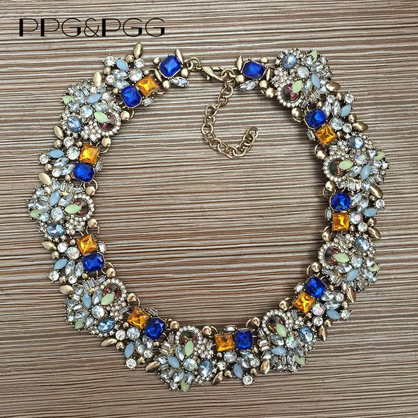 large collar necklace for women luxury full crystal rhinestone necklace woman brand statement big choker necklace maxi jewelry, Silver
large collar necklace for women luxury full crystal rhinestone necklace woman brand statement big choker necklace maxi jewelry, Silver