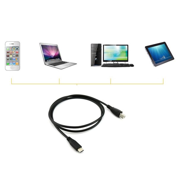 1musb-c usb 3.1 type c male to usb 2.0 b type male data cable cord phone printer durable male data cable
1musb-c usb 3.1 type c male to usb 2.0 b type male data cable cord phone printer durable male data cable