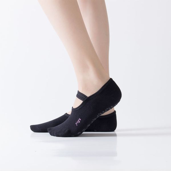 sports socks floor lace up round head backless even toe dispensing non-slip breathable swear anti-friction sport yoga, Black
sports socks floor lace up round head backless even toe dispensing non-slip breathable swear anti-friction sport yoga, Black