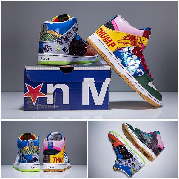 dunk sb high x thomas campbell what the doernbecher basketball shoes multicolor graffitti mens women sports sneakers, Black
dunk sb high x thomas campbell what the doernbecher basketball shoes multicolor graffitti mens women sports sneakers, Black