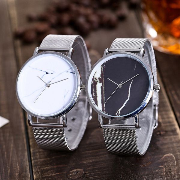 ccq womens watches casual quartz stainless steel band marble strap watch analog wristwatch montre femme acier inoxydable uhren, Slivery;brown
ccq womens watches casual quartz stainless steel band marble strap watch analog wristwatch montre femme acier inoxydable uhren, Slivery;brown