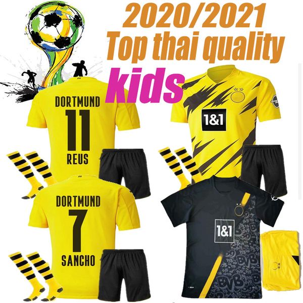 kids borussia 2020 2021 dortmund kits+socks haaland soccer jerseys kit 20 21 hazard gotze reus witsel paco alcacer full set football shirt, Black
kids borussia 2020 2021 dortmund kits+socks haaland soccer jerseys kit 20 21 hazard gotze reus witsel paco alcacer full set football shirt, Black