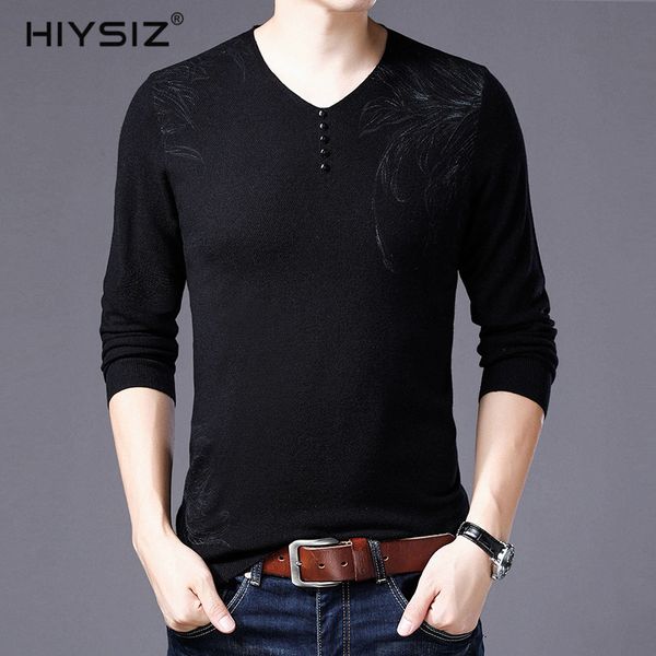 hiysiz sweaters men 2019 wool button decoration flower pattern casual v-neck streetwear autumn winter long sleeve pullover sw026, White;black
hiysiz sweaters men 2019 wool button decoration flower pattern casual v-neck streetwear autumn winter long sleeve pullover sw026, White;black