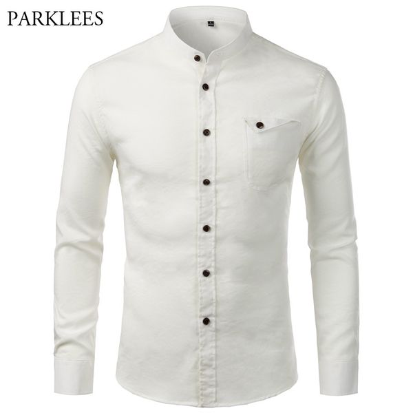 белая рубашка men 2020 spring new mens кнопки up рубашки с карманного повседневный slim fit воротник стойка chemise homme камиза masculina, White;black
белая рубашка men 2020 spring new mens кнопки up рубашки с карманного повседневный slim fit воротник стойка chemise homme камиза masculina, White;black