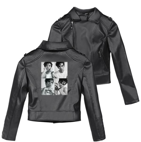 2019 james · bois cameron boyce trend female leather clothing loose coat, Black;red
2019 james · bois cameron boyce trend female leather clothing loose coat, Black;red