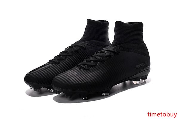 full black 100% original soccer cleats mercurial superfly v fg soccer shoes outdoor mens high ankle ronaldo football boots
full black 100% original soccer cleats mercurial superfly v fg soccer shoes outdoor mens high ankle ronaldo football boots