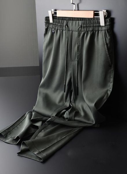 new tencel man pants plus size 4xl spring slim fit elastic fabric man trousers hight quality fashion green mens pants, Black
new tencel man pants plus size 4xl spring slim fit elastic fabric man trousers hight quality fashion green mens pants, Black
