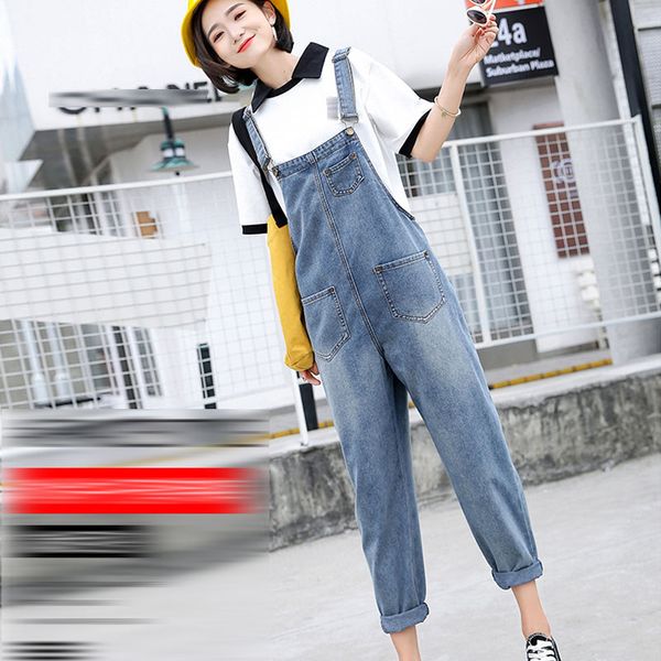 denim jumpsuit women loose denim bib women high waist was thin ankle length jean bodysuit dungaree female 2020, Black;white
denim jumpsuit women loose denim bib women high waist was thin ankle length jean bodysuit dungaree female 2020, Black;white