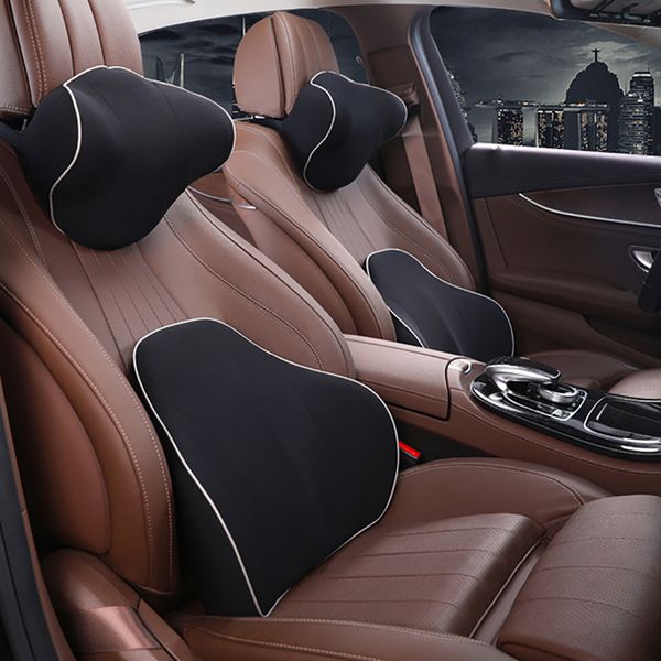 1set 2pcs car seat supports back lumbar cushion and headrest neck pillow memory foam driver lower back pain orthopedics pillow
1set 2pcs car seat supports back lumbar cushion and headrest neck pillow memory foam driver lower back pain orthopedics pillow