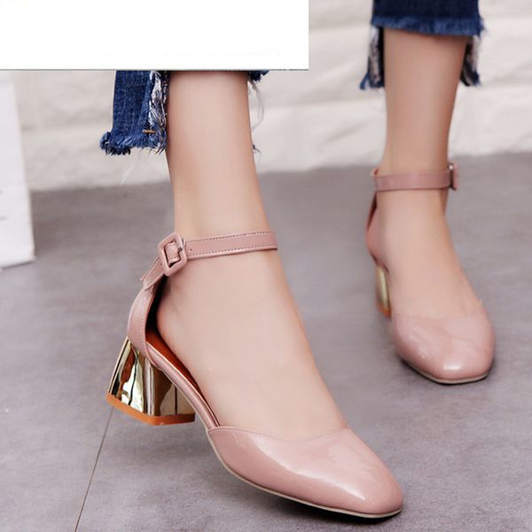 women pumps ankle strap thick heel women shoes square toe mid heels dress work pumps comfortable ladies shoes 5cm, Black
women pumps ankle strap thick heel women shoes square toe mid heels dress work pumps comfortable ladies shoes 5cm, Black