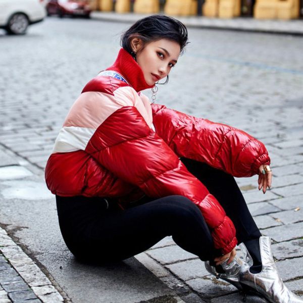 vintage 2019 ukraine casual three colors short european style winter jacket women patchwork down cotton padded coat female f613, Black
vintage 2019 ukraine casual three colors short european style winter jacket women patchwork down cotton padded coat female f613, Black
