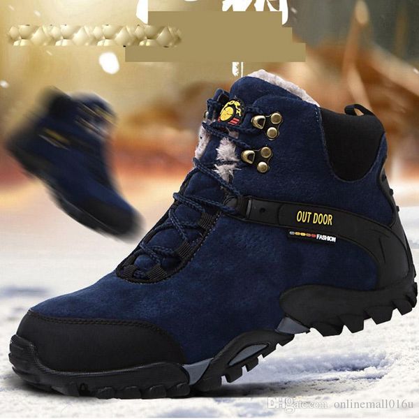 winter trekking shoes men fur boots waterproof leather mountain boots man mens sport outdoor shoe, Black
winter trekking shoes men fur boots waterproof leather mountain boots man mens sport outdoor shoe, Black