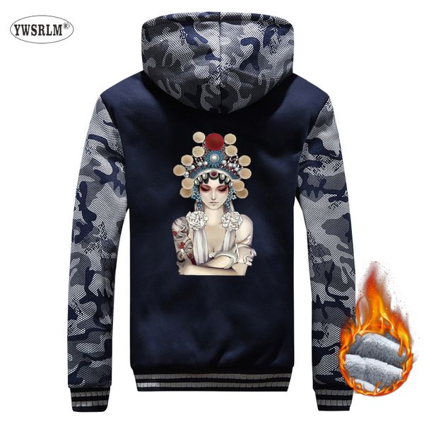 ywsrlm winter warm men 2018 sportswear opera beauty print thicken fleece hoodie sweatshirt man's camouflage coat hoodies 5xl d62, Black
ywsrlm winter warm men 2018 sportswear opera beauty print thicken fleece hoodie sweatshirt man's camouflage coat hoodies 5xl d62, Black