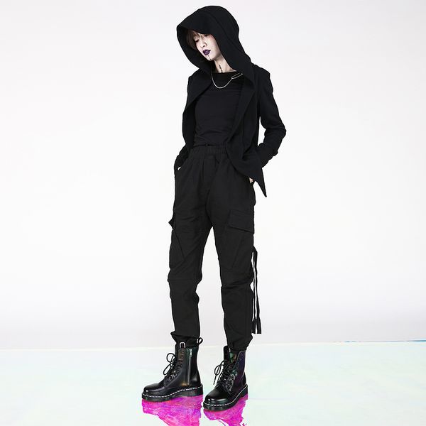 customized big code new fashionable men and woman punk hip-hop three-dimensional pocket casual trousers with button-up trousers, Black
customized big code new fashionable men and woman punk hip-hop three-dimensional pocket casual trousers with button-up trousers, Black