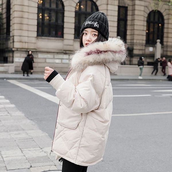 down jacket women 2019 winter ultra light duck down warm short female loose coat female outwear, Black
down jacket women 2019 winter ultra light duck down warm short female loose coat female outwear, Black