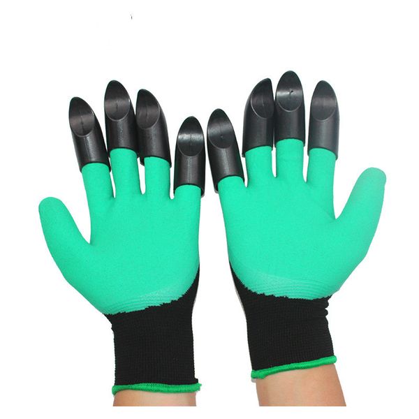 Garden Genie Gloves With 4 Claws Built In Claws Easy Way To Garden Digging Planting Gloves Waterproof Resistant To Thorns