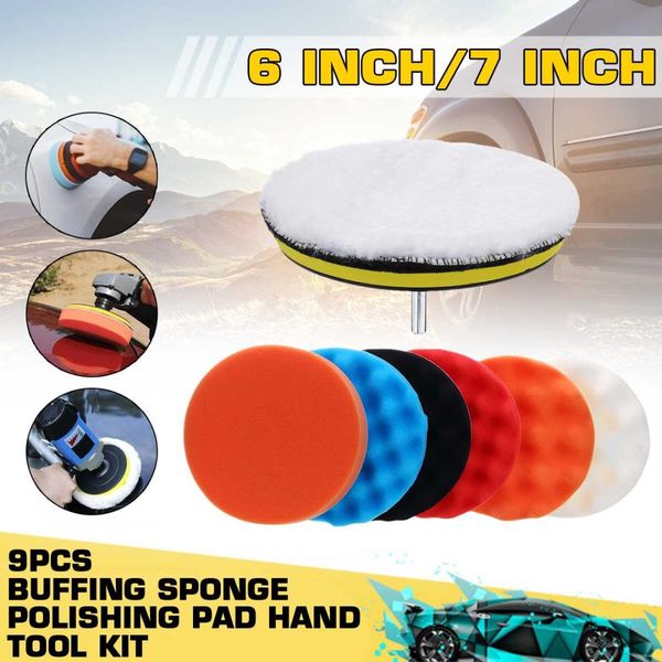9pcs 6 inch 7 inch car polishing pad set buffing sponge polish auto sponge waxing pads drill set kit for car polisher wheel wax
9pcs 6 inch 7 inch car polishing pad set buffing sponge polish auto sponge waxing pads drill set kit for car polisher wheel wax