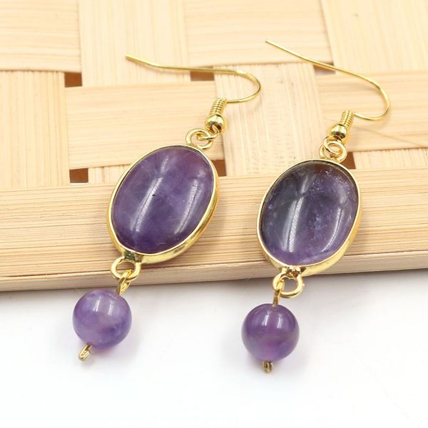 10 pairs unique silver plated oval shape amethyst stone with small beads dangle earrings for women fashion jewelry
10 pairs unique silver plated oval shape amethyst stone with small beads dangle earrings for women fashion jewelry