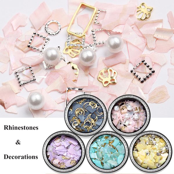 6 colors mix style shell nail art decoration irregular paillette 3d nail glitter jewelry rhinestone diy manicure design tips, Silver;gold
6 colors mix style shell nail art decoration irregular paillette 3d nail glitter jewelry rhinestone diy manicure design tips, Silver;gold