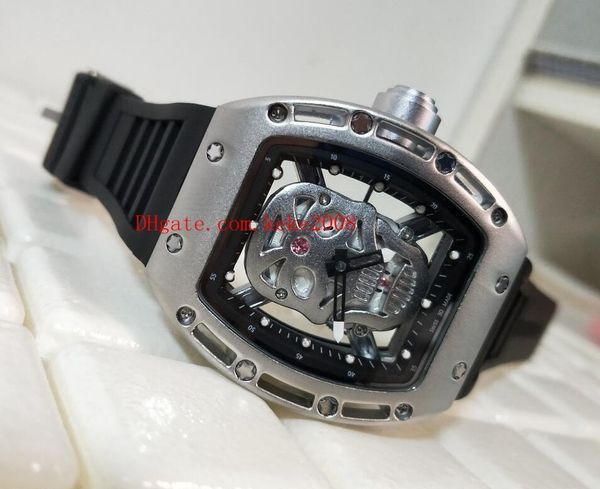 2colour elling skull wristwatches rm 52-02 43mm rubber bands stainless transparent vk quartz chronograph mens watch watches, Slivery;brown
2colour elling skull wristwatches rm 52-02 43mm rubber bands stainless transparent vk quartz chronograph mens watch watches, Slivery;brown