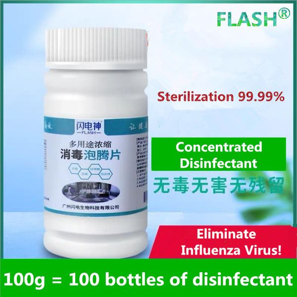 100pcs disinfection tablets remove 99.99% living virus germ disinfectant spray crisp linen personal clean disinfection products, Blue
100pcs disinfection tablets remove 99.99% living virus germ disinfectant spray crisp linen personal clean disinfection products, Blue