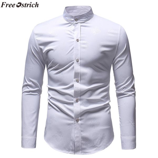 free ostrich новая мода бизнес мужская с длинным рукавом steeetwear осенняя живопись большой размер новая мода повседневная топ блузки рубаш, White;black
free ostrich новая мода бизнес мужская с длинным рукавом steeetwear осенняя живопись большой размер новая мода повседневная топ блузки рубаш, White;black