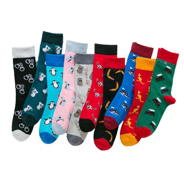 autumn women cotton cozy pattern tube socks funny cartoon crew animals penguin koala handcuffs socks harajuku kawaii streetwear, Black;white
autumn women cotton cozy pattern tube socks funny cartoon crew animals penguin koala handcuffs socks harajuku kawaii streetwear, Black;white