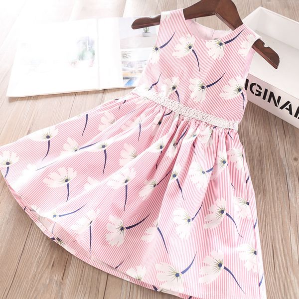 2020 spring and summer waist lace flower stripes dress girls dress childrenswear wholesale, Red;yellow
2020 spring and summer waist lace flower stripes dress girls dress childrenswear wholesale, Red;yellow