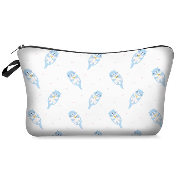 makeup bag with otter white 3d print women cosmetics case organizer neceser fashion portable makeup bag travel toiletry bags
makeup bag with otter white 3d print women cosmetics case organizer neceser fashion portable makeup bag travel toiletry bags
