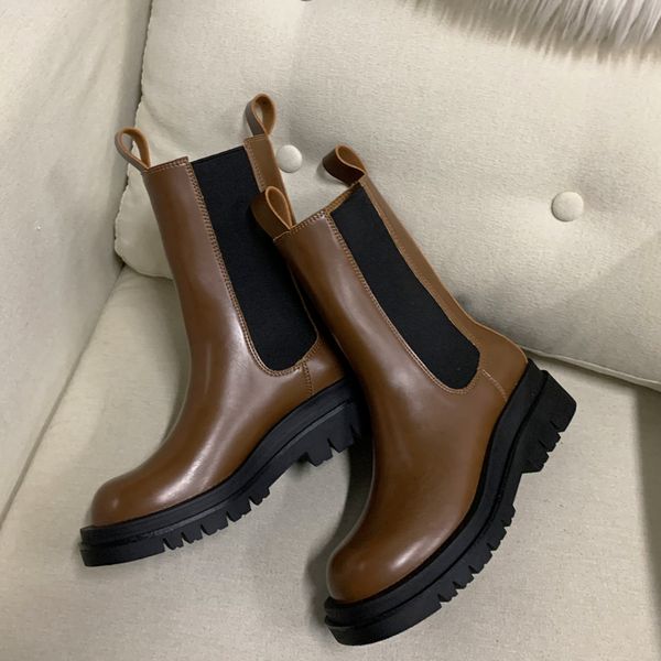 2019 winter platform brown boots women round toe elastic band mid boots ladies fashion british style knight women, Black
2019 winter platform brown boots women round toe elastic band mid boots ladies fashion british style knight women, Black