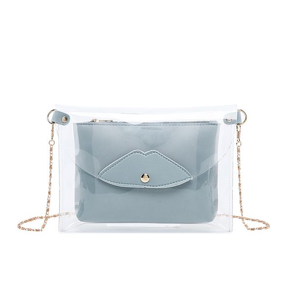 2019 fashion women small flap bags plastic transparent totes composite metal chain pu leather bag female mini jelly handbags 88
2019 fashion women small flap bags plastic transparent totes composite metal chain pu leather bag female mini jelly handbags 88