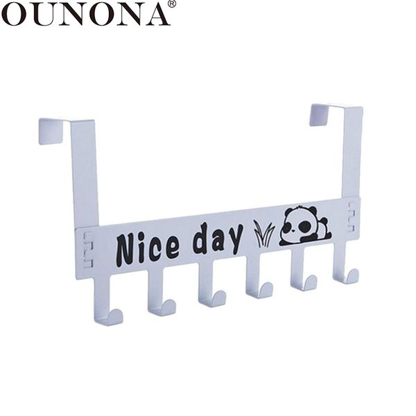 ounona over the door hook coat hat hanger hook door storage hanging rack with 6 hooks holder home organizer for towel bag hooks
ounona over the door hook coat hat hanger hook door storage hanging rack with 6 hooks holder home organizer for towel bag hooks