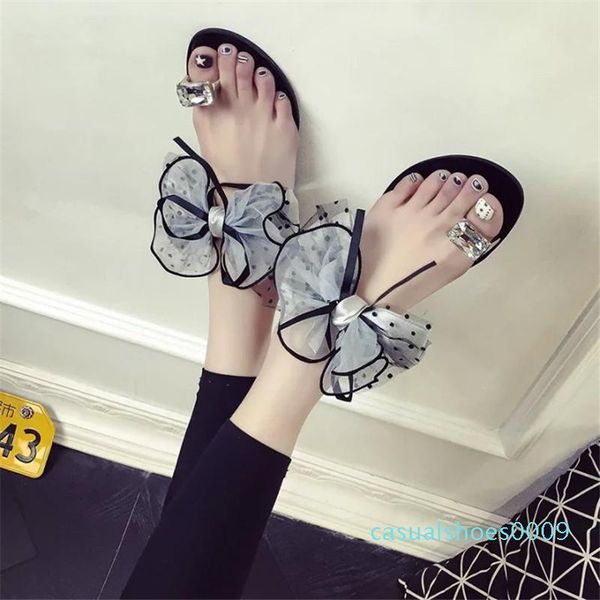 women shoes size 42 bowknot flat slippers rhinestone flip flop sandals girls beach flat flip flops women garden shoes mule femme c09, Black
women shoes size 42 bowknot flat slippers rhinestone flip flop sandals girls beach flat flip flops women garden shoes mule femme c09, Black