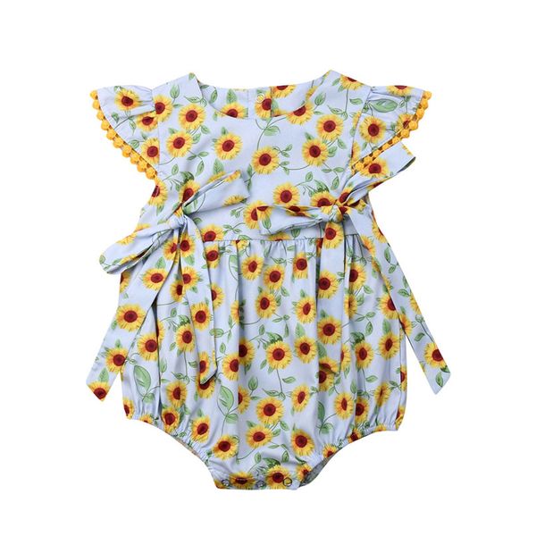 New Baby Girls Sunflower Dress Bodysuit Summer Baby Girl Bow Jumpsuit Playsuit Sunsuit Clothes New 20A30
New Baby Girls Sunflower Dress Bodysuit Summer Baby Girl Bow Jumpsuit Playsuit Sunsuit Clothes New 20A30