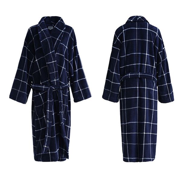 winter 2019 fashion lovers autumn long flannel warm plaid bathrobe women men bath robe dressing gown, Black;red
winter 2019 fashion lovers autumn long flannel warm plaid bathrobe women men bath robe dressing gown, Black;red