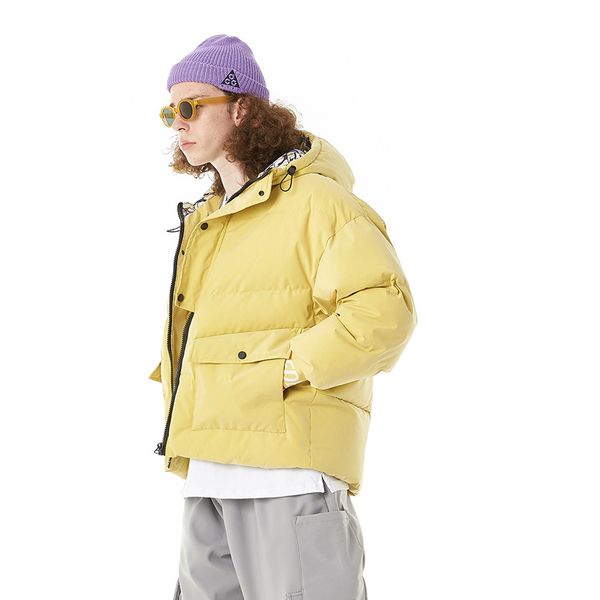 original printing cargo cotton coat men's zipper bread clothing cotton hooded short jacket thick winter parkas, Black
original printing cargo cotton coat men's zipper bread clothing cotton hooded short jacket thick winter parkas, Black