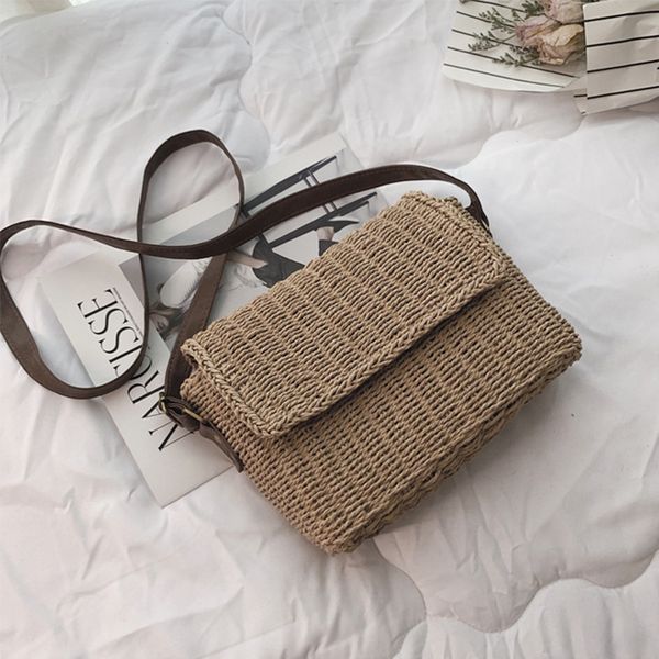 women bags simple literary woven flip crossbody shoulder bags female beach phone straw envelope package bolso mujer ss7827 
women bags simple literary woven flip crossbody shoulder bags female beach phone straw envelope package bolso mujer ss7827