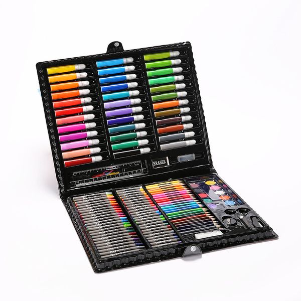 150 pcs/set drawing tool kit with box painting brush art marker water color pen crayon kids gift gy88
150 pcs/set drawing tool kit with box painting brush art marker water color pen crayon kids gift gy88