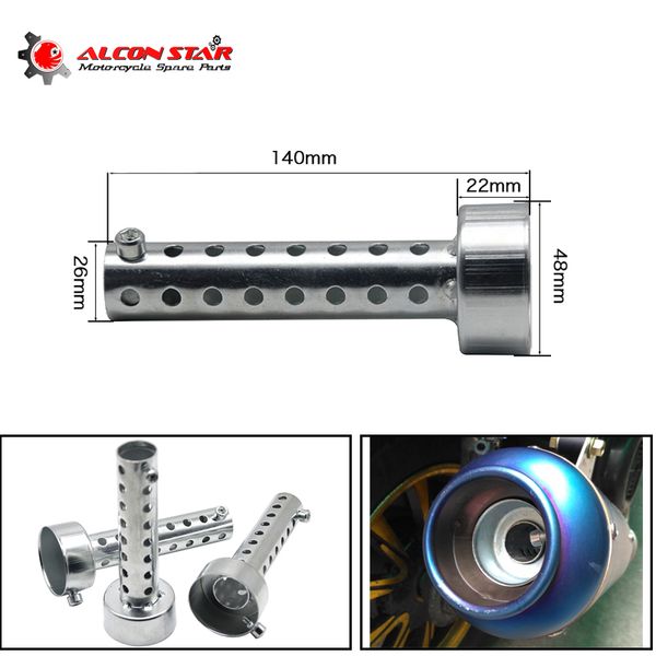 alconstar- motorcycle exhaust muffler 48mm db killer 140mm escape accessories db killer eliminator for for
alconstar- motorcycle exhaust muffler 48mm db killer 140mm escape accessories db killer eliminator for for