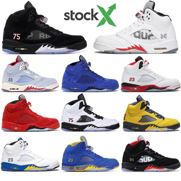 with socks 5 5s wings flight mens basketball shoes blue suede psg white black grape sports sneakers trainers size 40-47
with socks 5 5s wings flight mens basketball shoes blue suede psg white black grape sports sneakers trainers size 40-47