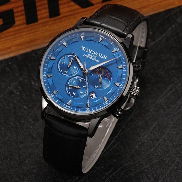 watch men leather business men's watch 2019 auto date waterproof fashion automatic date luminous watches quartz clock, Slivery;brown
watch men leather business men's watch 2019 auto date waterproof fashion automatic date luminous watches quartz clock, Slivery;brown