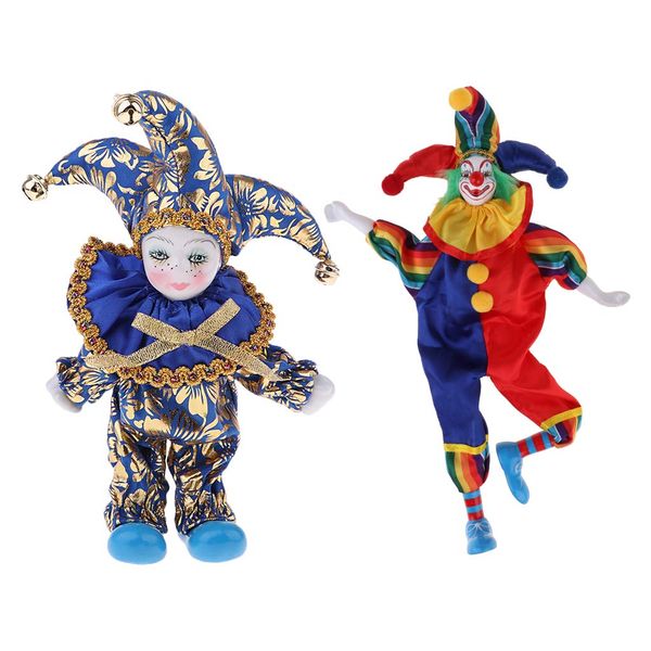 2 pieces hand painted vintage porcelain clown figurines, antique collectibles, victorian porcelain harlequin dolls crafts ornament
2 pieces hand painted vintage porcelain clown figurines, antique collectibles, victorian porcelain harlequin dolls crafts ornament
