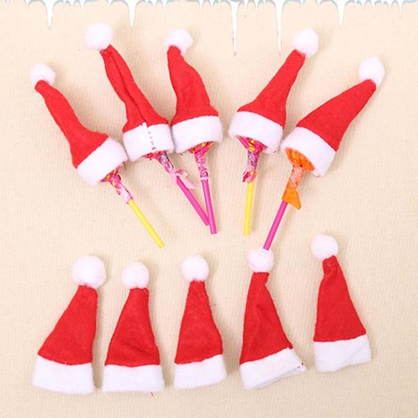 10pcs/lot mini christmas hats santa claus hat for bottle cap christmas decoration for home dinner party table knife fork bag
10pcs/lot mini christmas hats santa claus hat for bottle cap christmas decoration for home dinner party table knife fork bag