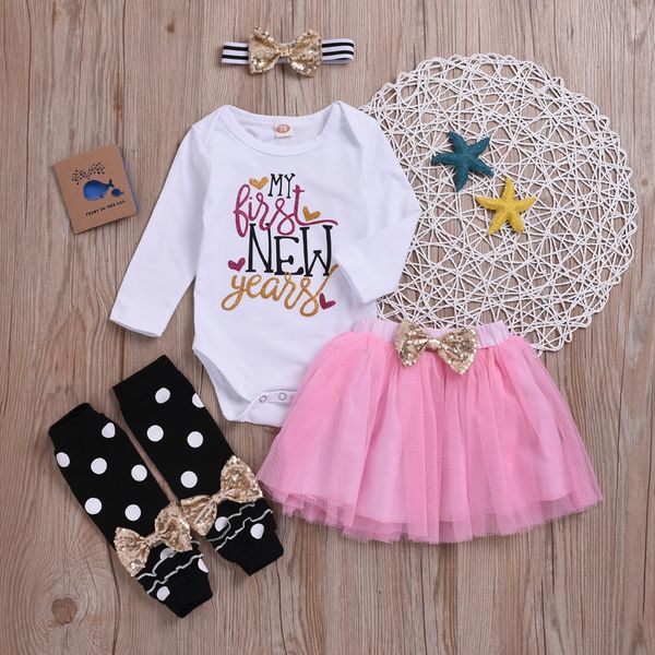 мода new kids baby girl новый год outfit письмо ромпер bow юбка диапазона волос грелки ноги одежда 4шт roupa infantil menina @ 45, White
мода new kids baby girl новый год outfit письмо ромпер bow юбка диапазона волос грелки ноги одежда 4шт roupa infantil menina @ 45, White
