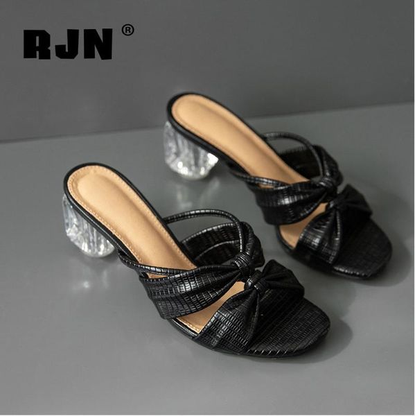 rjn 2020 summer new sandals fashion bow crystal thick heel women sandals one pedal solid color high heel flat slippers ro121, Black
rjn 2020 summer new sandals fashion bow crystal thick heel women sandals one pedal solid color high heel flat slippers ro121, Black