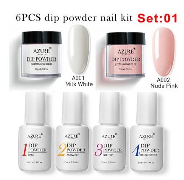 6pcs/set gradient shiny color dipping nail art dip kit base coat gel glitter nail set, Silver;gold
6pcs/set gradient shiny color dipping nail art dip kit base coat gel glitter nail set, Silver;gold