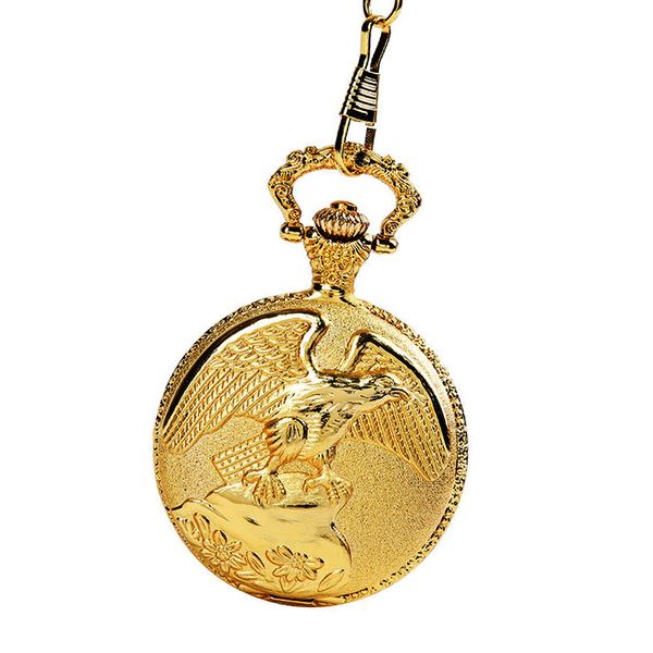 quartz pocket watch large vintage gold carved eagle like flying the gift retro pocket watch with, Slivery;golden
quartz pocket watch large vintage gold carved eagle like flying the gift retro pocket watch with, Slivery;golden